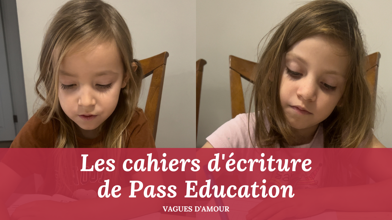 Les cahiers d’écriture de Pass Education